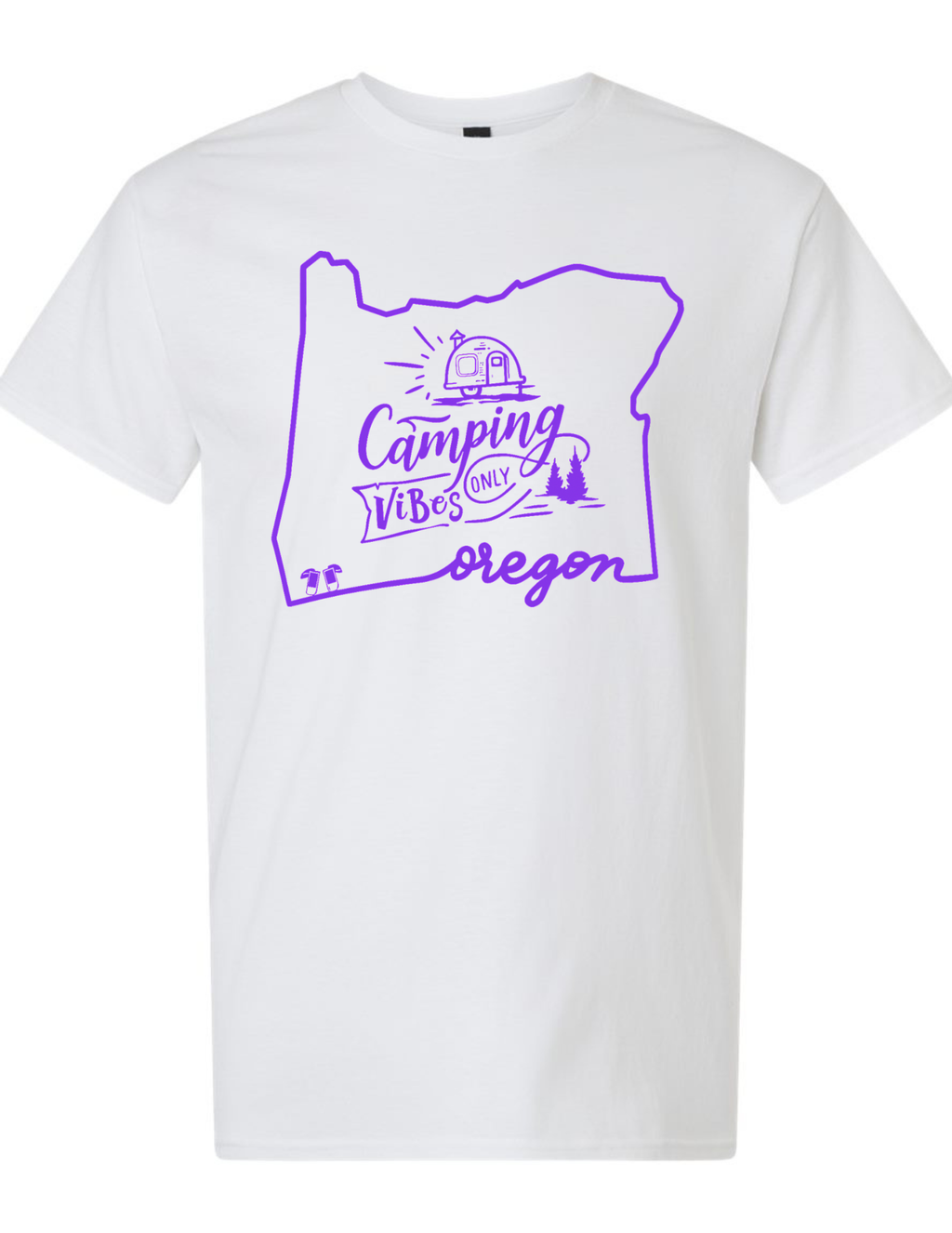 Oregon Camping Vibes Only T-Shirt
