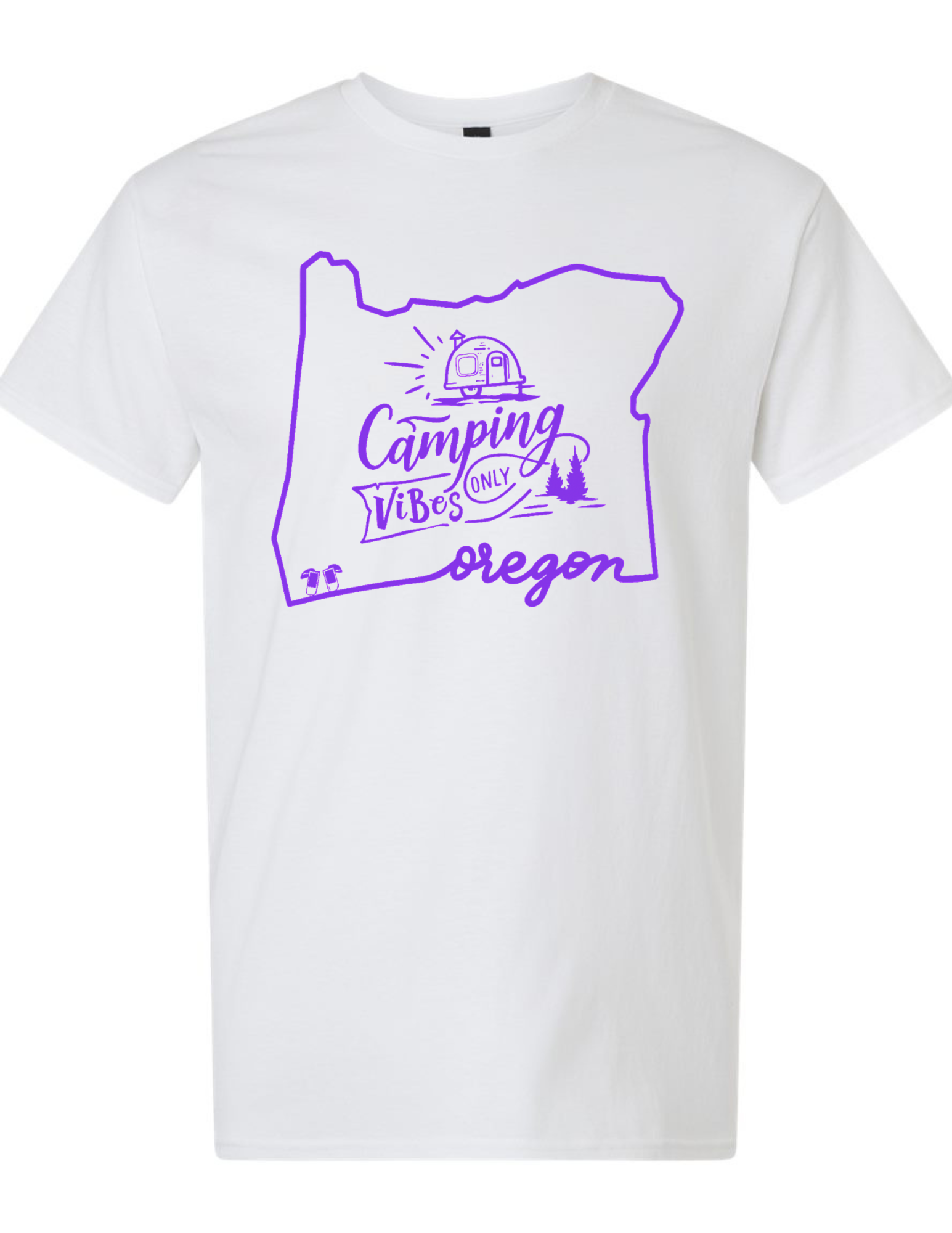 Oregon Camping Vibes Only T-Shirt