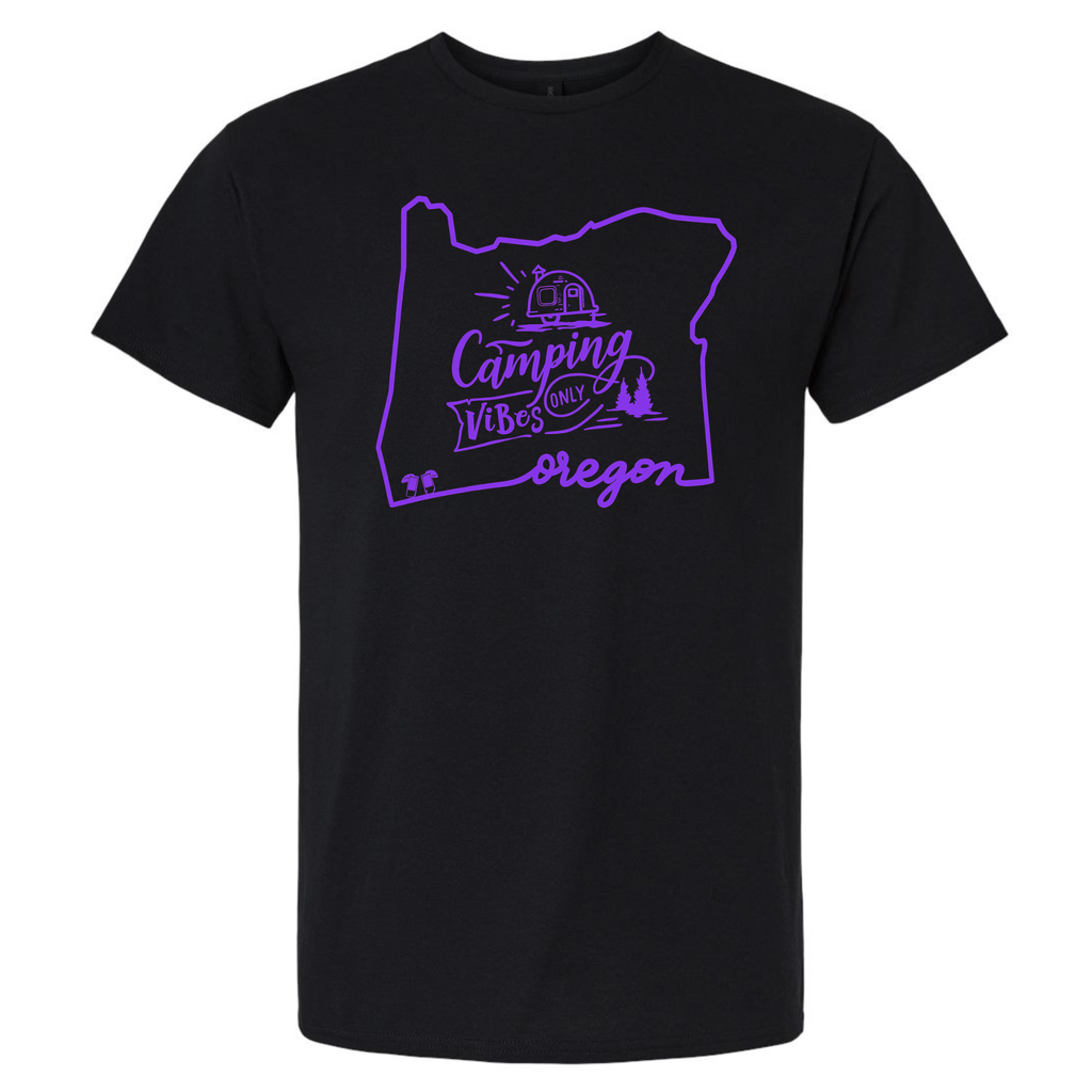 Oregon Camping Vibes Only T-Shirt