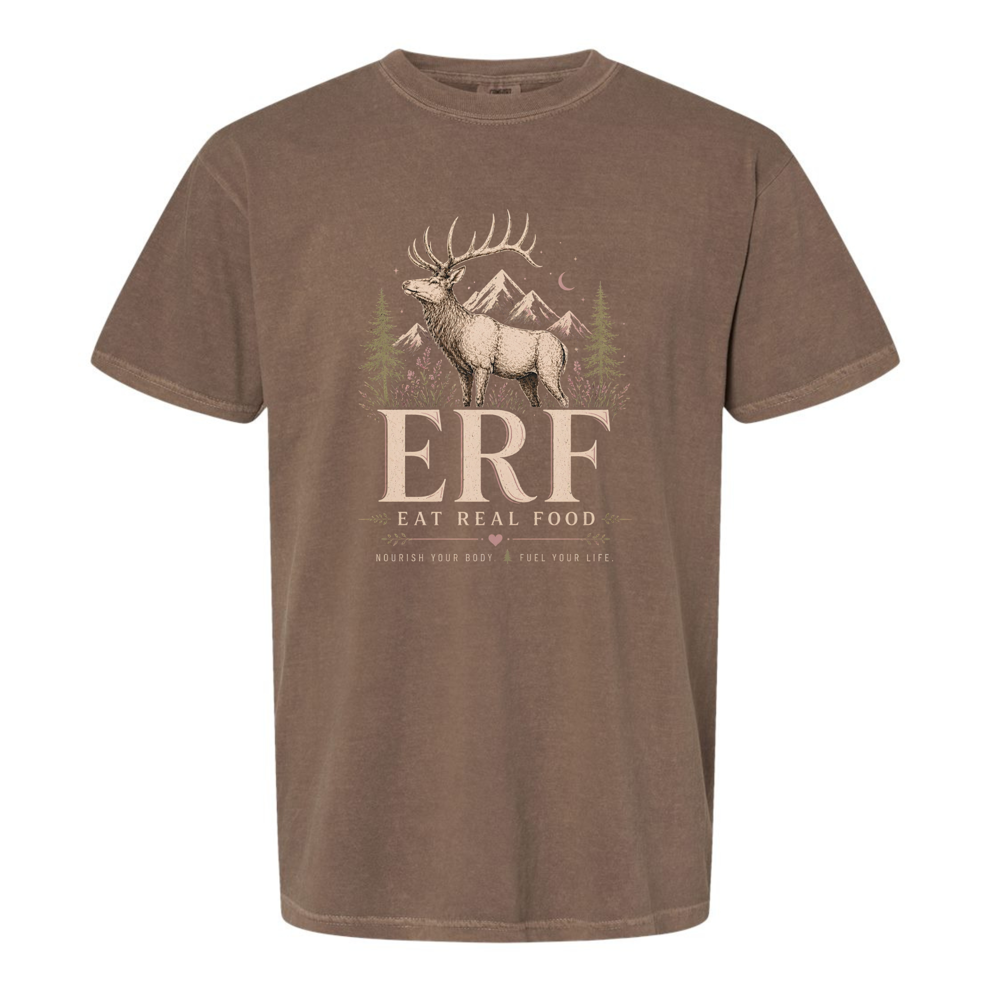 Floral Elk E.R.F Comfort T-Shirt