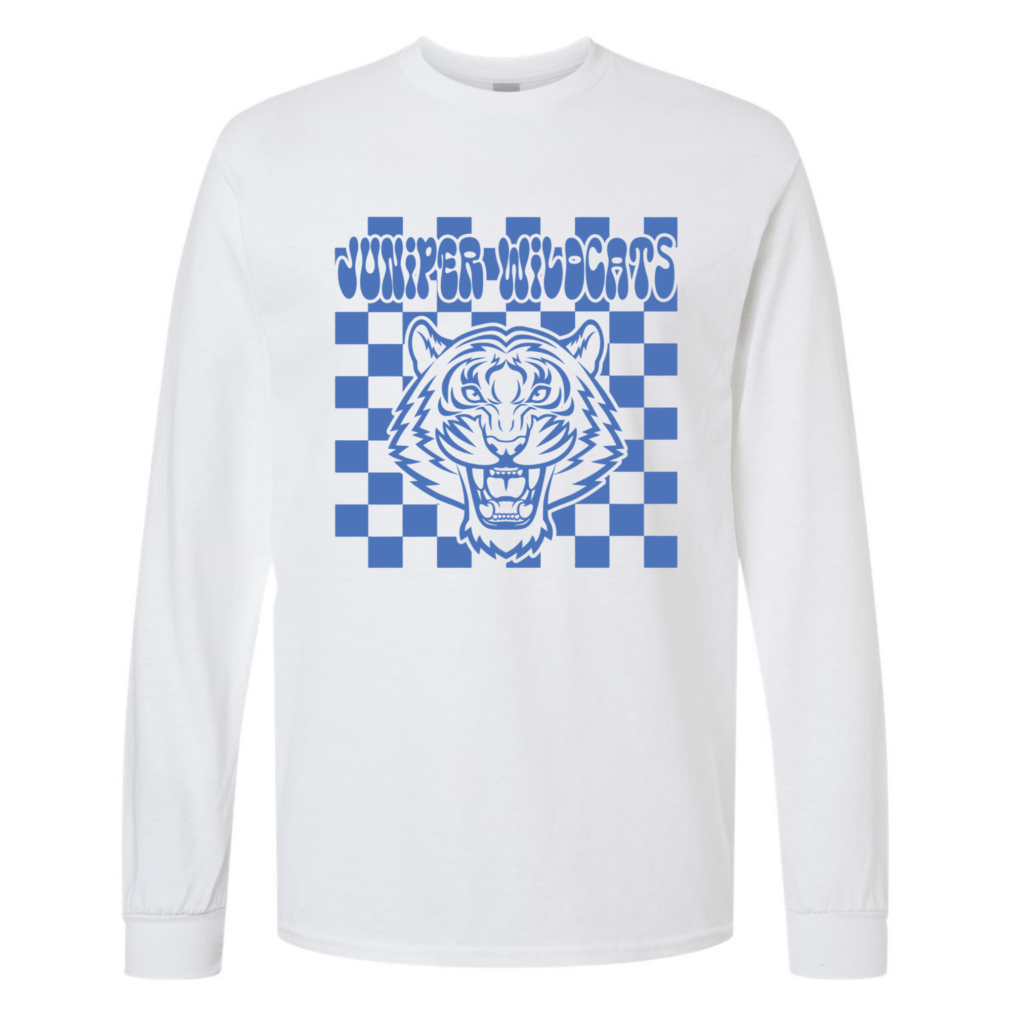 New Blue Logo on Long Sleeve