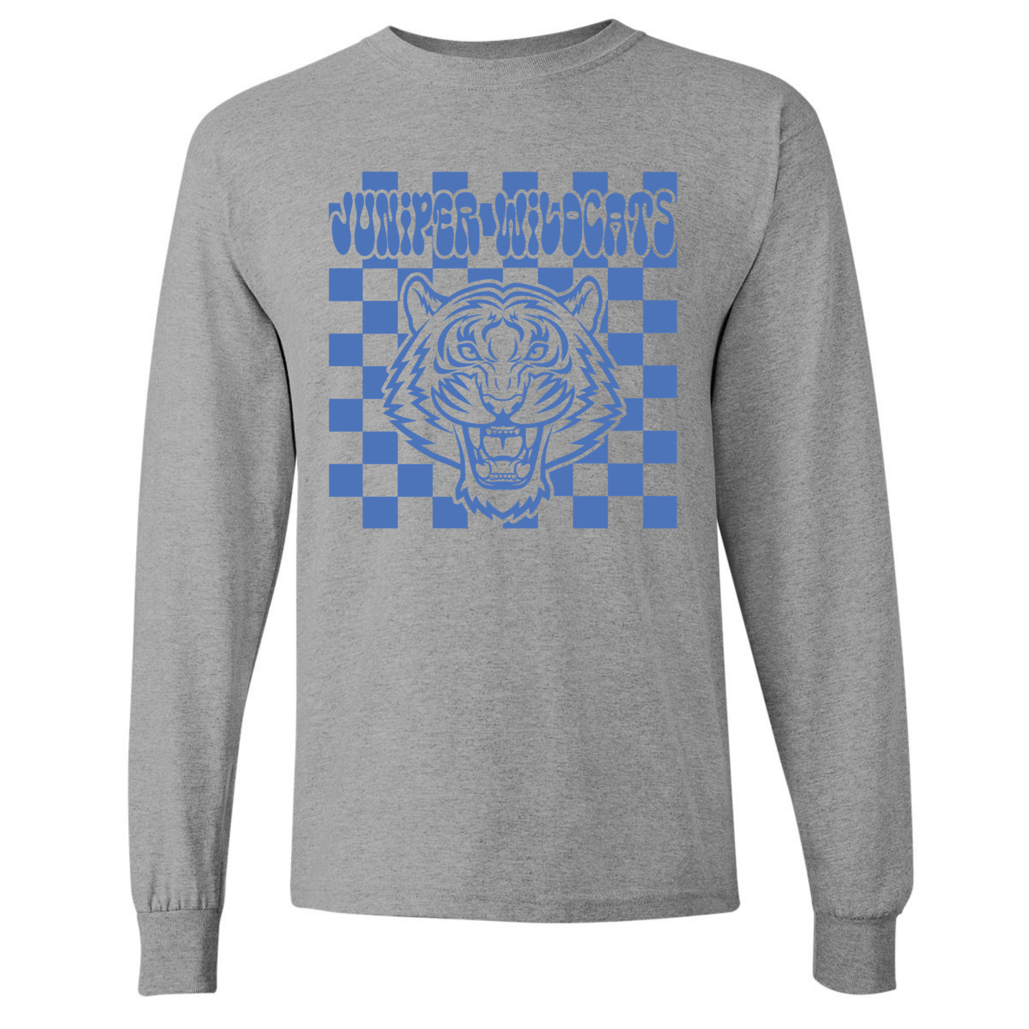 New Blue Logo on Long Sleeve