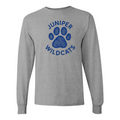 Blue Paw Print Long Sleeve