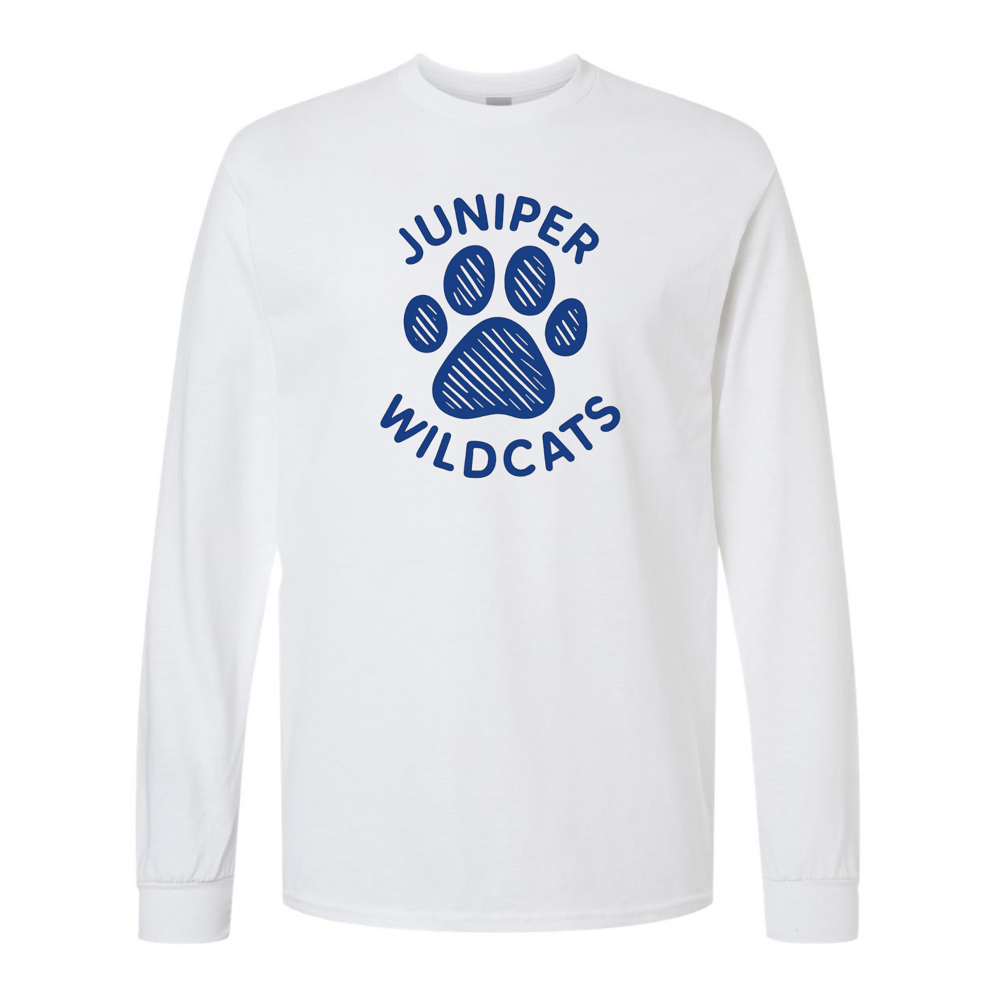 Blue Paw Print Long Sleeve