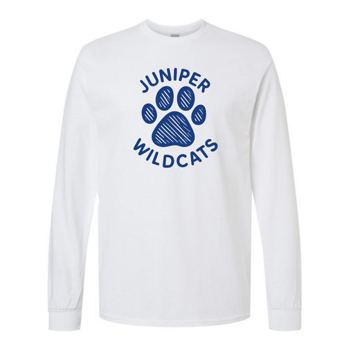 Blue Paw Print Long Sleeve