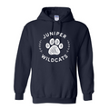 White Paw Print Hoodie