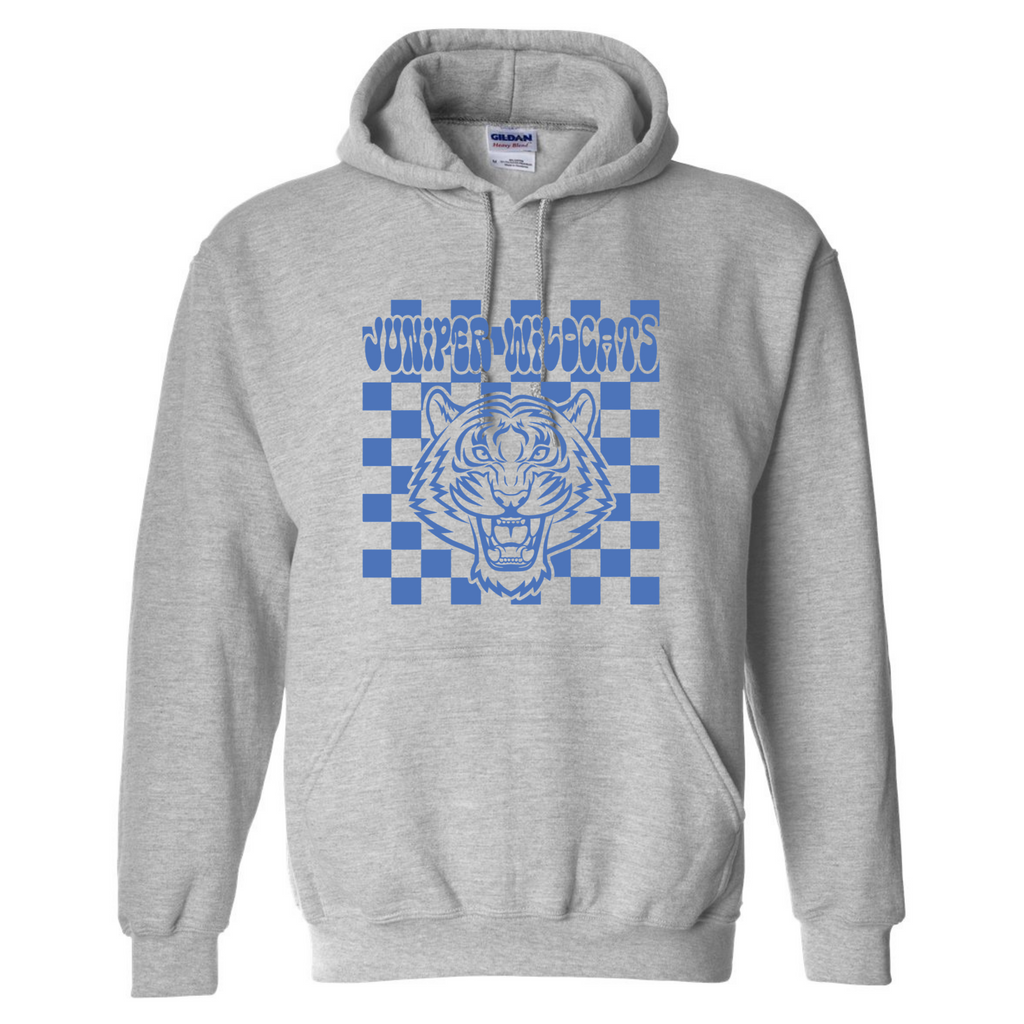 New Blue Wild Cat Hoodie