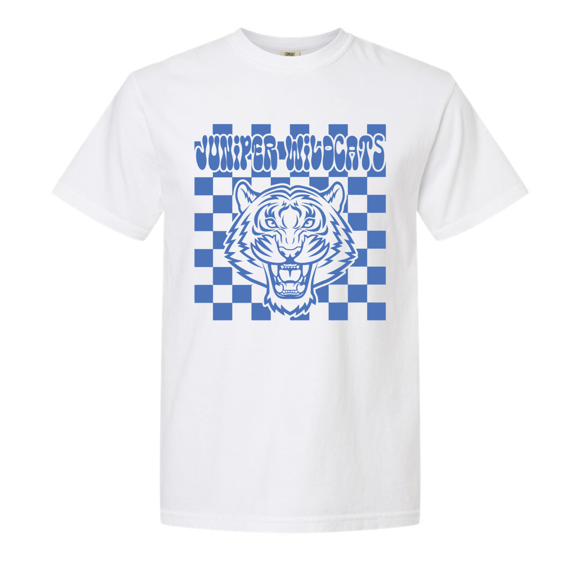 New Blue Wild Cat Short Sleeve