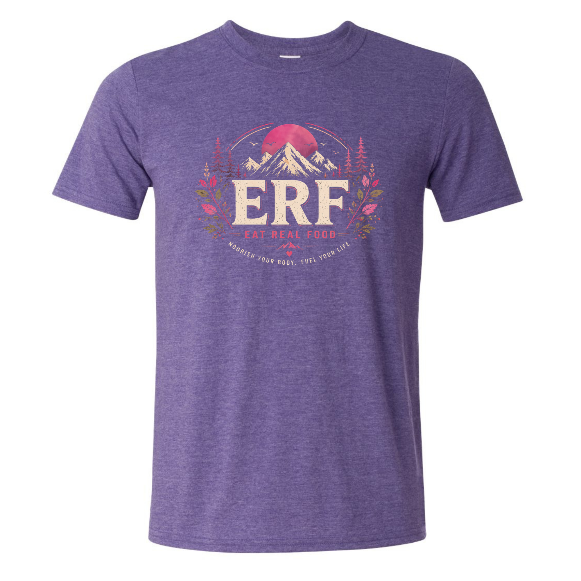 Short Sleeved Floral Mountain