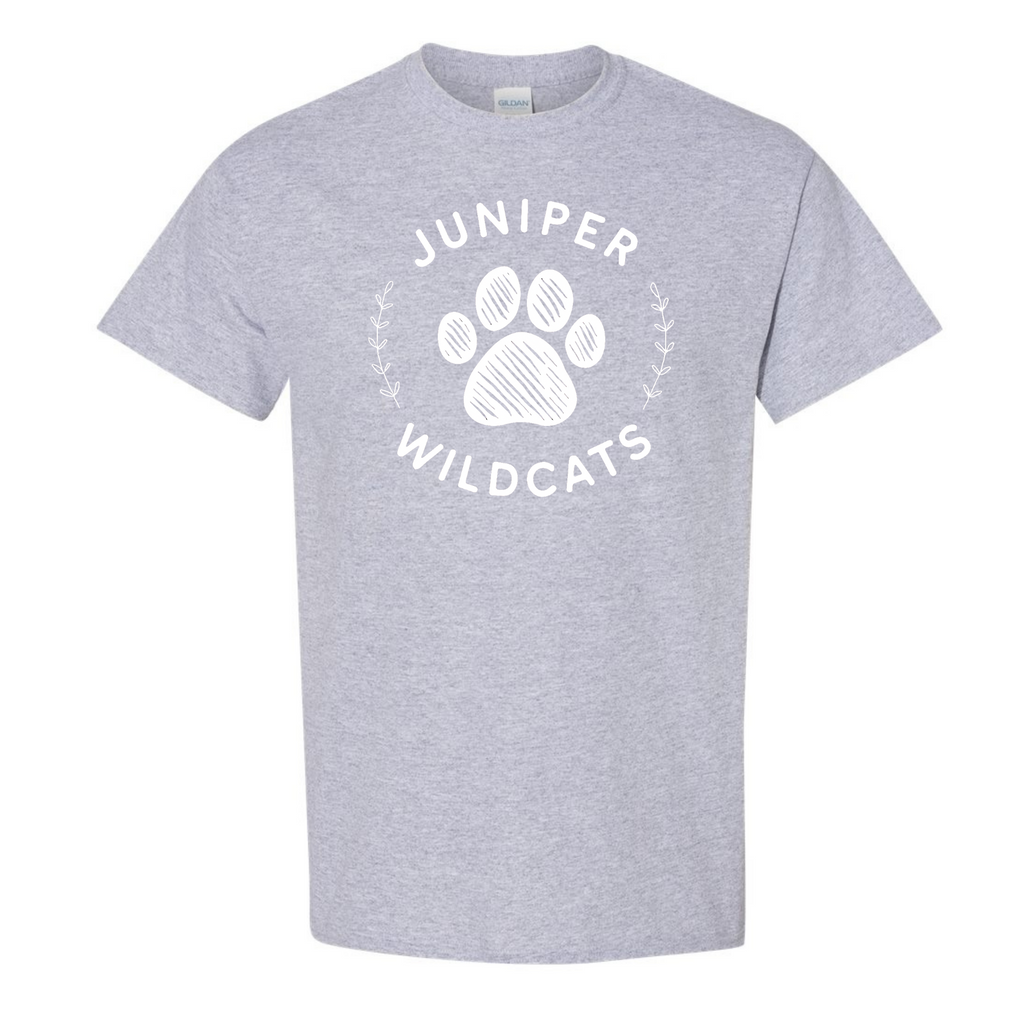 White Paw print on T-Shirt